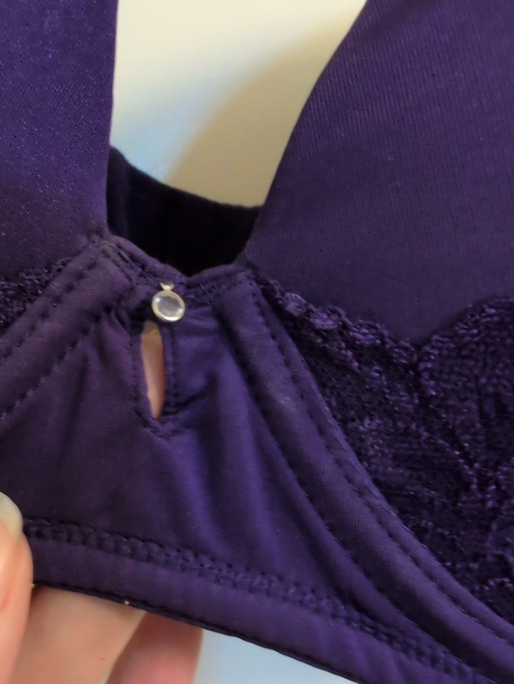 NWT Candie’s Intimates Gradual Lift Push-Up Bra - Convertible Purple - Picture 3 of 8